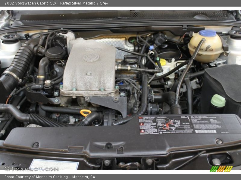 Reflex Silver Metallic / Grey 2002 Volkswagen Cabrio GLX