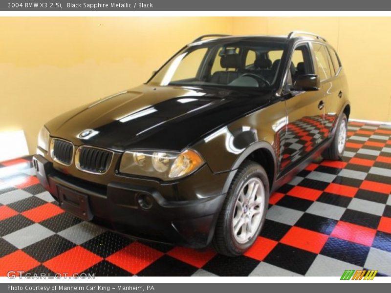 Black Sapphire Metallic / Black 2004 BMW X3 2.5i