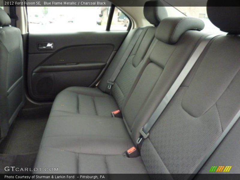 Blue Flame Metallic / Charcoal Black 2012 Ford Fusion SE