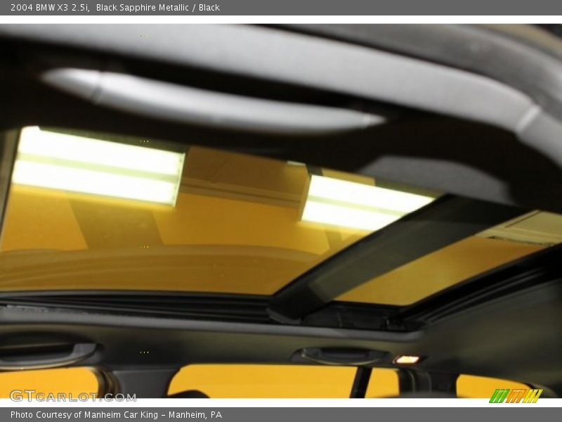 Black Sapphire Metallic / Black 2004 BMW X3 2.5i