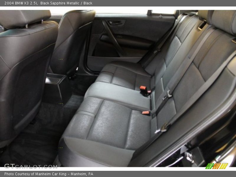 Black Sapphire Metallic / Black 2004 BMW X3 2.5i