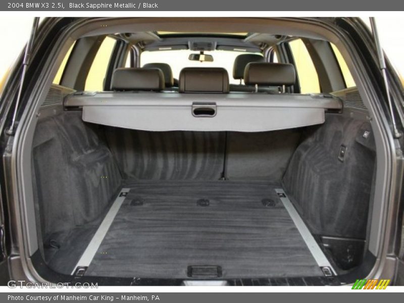 Black Sapphire Metallic / Black 2004 BMW X3 2.5i