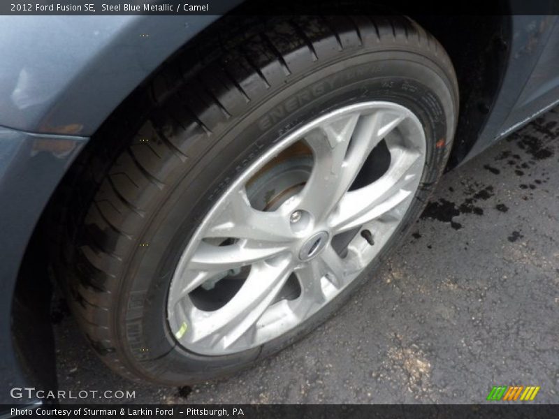 Steel Blue Metallic / Camel 2012 Ford Fusion SE