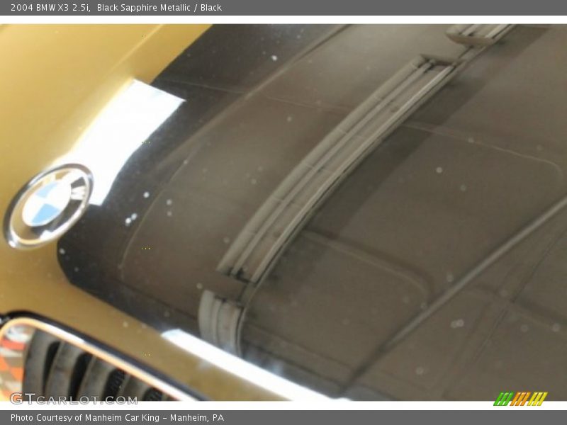 Black Sapphire Metallic / Black 2004 BMW X3 2.5i