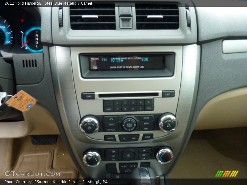 Steel Blue Metallic / Camel 2012 Ford Fusion SE