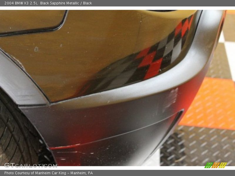 Black Sapphire Metallic / Black 2004 BMW X3 2.5i