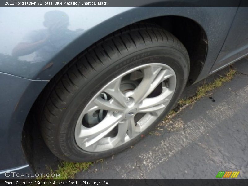 Steel Blue Metallic / Charcoal Black 2012 Ford Fusion SE