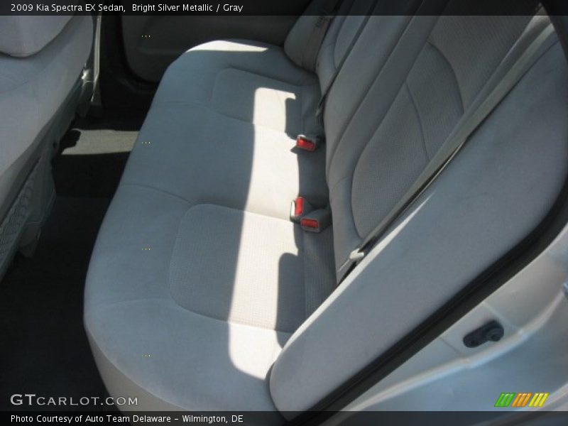 Bright Silver Metallic / Gray 2009 Kia Spectra EX Sedan