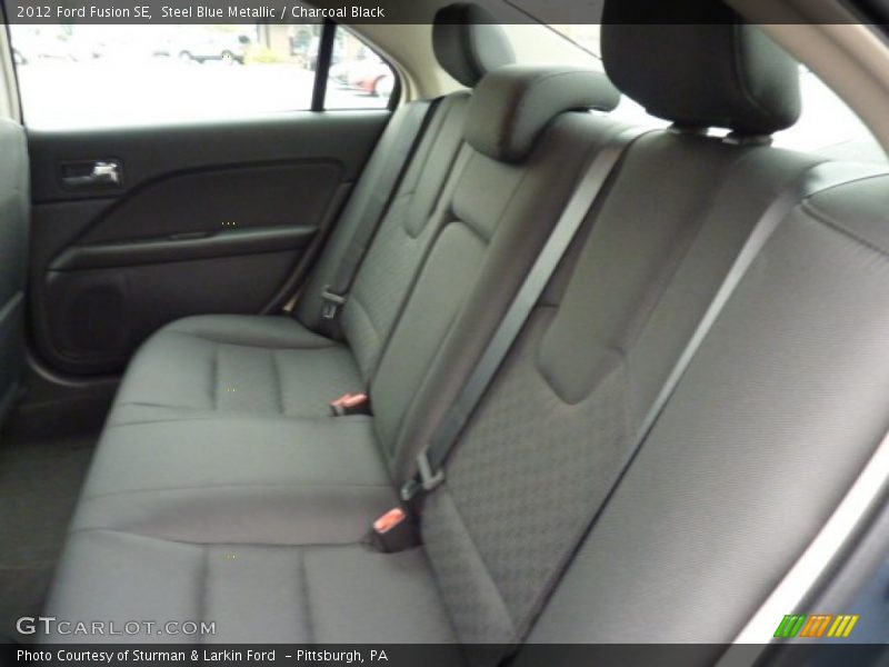 Steel Blue Metallic / Charcoal Black 2012 Ford Fusion SE