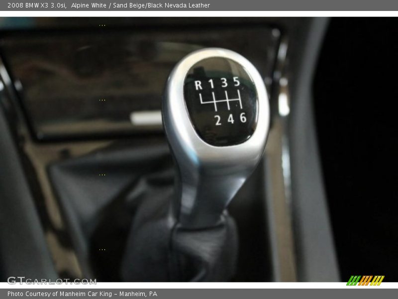 Alpine White / Sand Beige/Black Nevada Leather 2008 BMW X3 3.0si