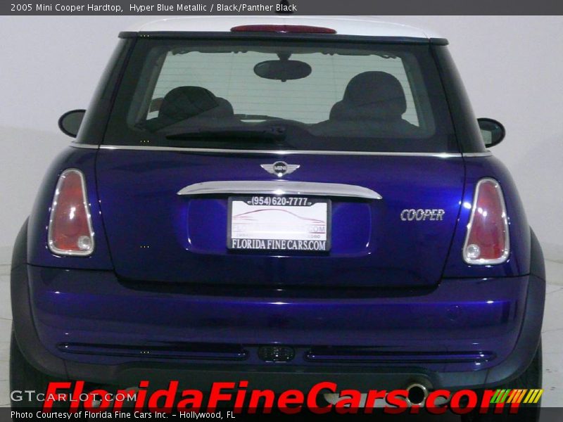 Hyper Blue Metallic / Black/Panther Black 2005 Mini Cooper Hardtop