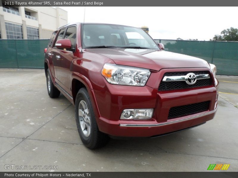 Salsa Red Pearl / Sand Beige 2011 Toyota 4Runner SR5