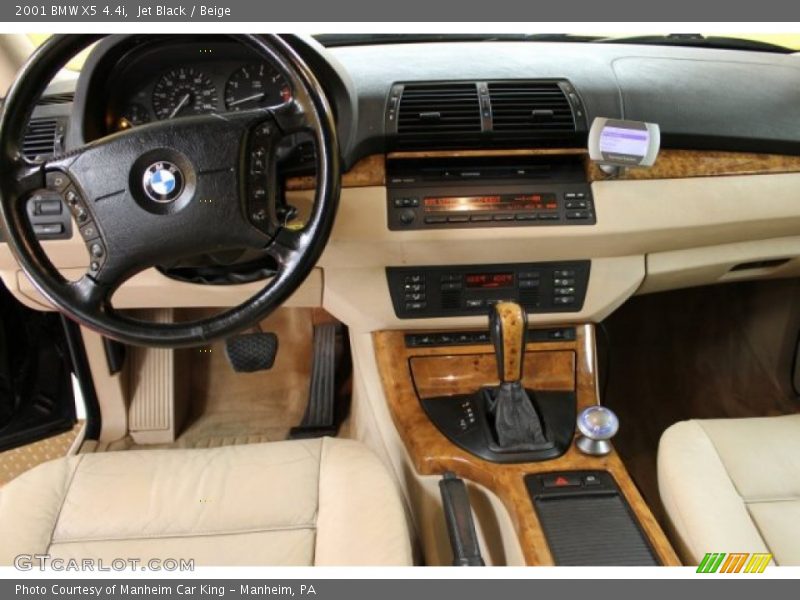 Jet Black / Beige 2001 BMW X5 4.4i