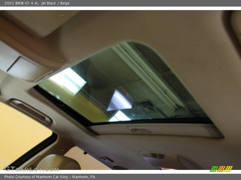 Jet Black / Beige 2001 BMW X5 4.4i