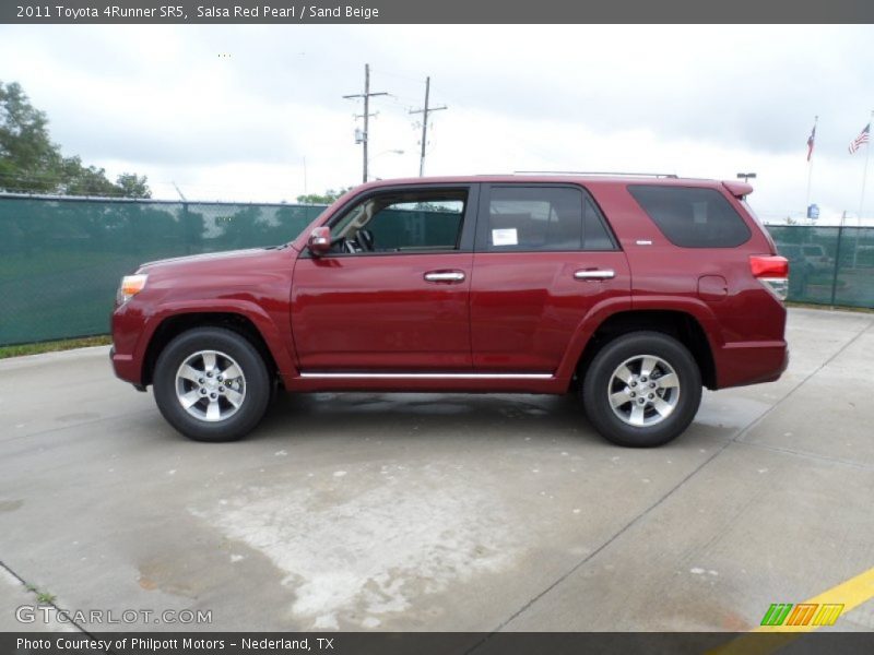 Salsa Red Pearl / Sand Beige 2011 Toyota 4Runner SR5