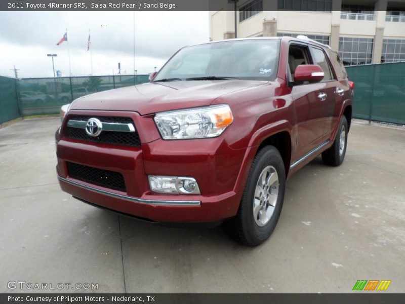 Salsa Red Pearl / Sand Beige 2011 Toyota 4Runner SR5