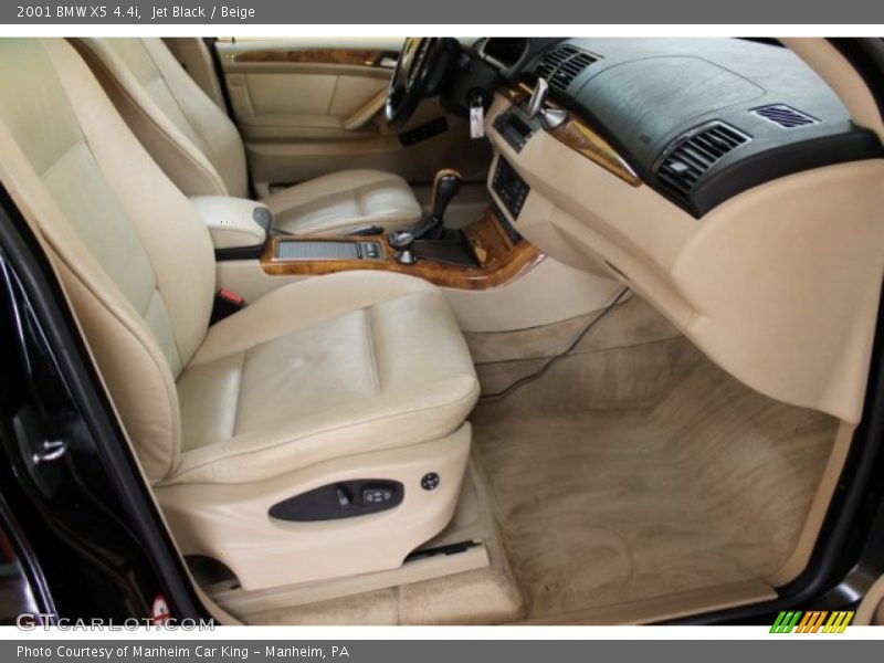Jet Black / Beige 2001 BMW X5 4.4i