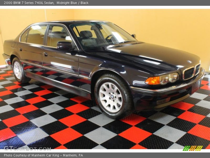 Midnight Blue / Black 2000 BMW 7 Series 740iL Sedan