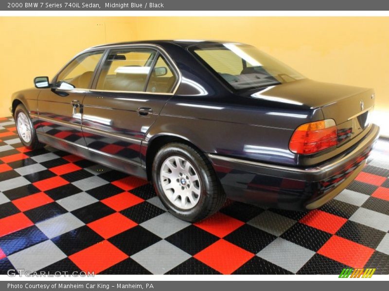 Midnight Blue / Black 2000 BMW 7 Series 740iL Sedan