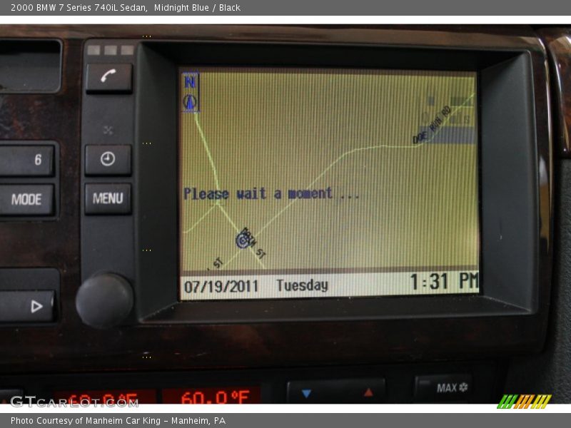 Midnight Blue / Black 2000 BMW 7 Series 740iL Sedan