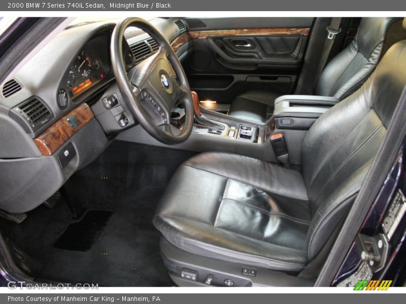 Midnight Blue / Black 2000 BMW 7 Series 740iL Sedan