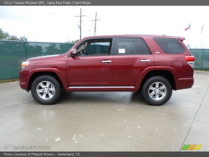 Salsa Red Pearl / Sand Beige 2011 Toyota 4Runner SR5