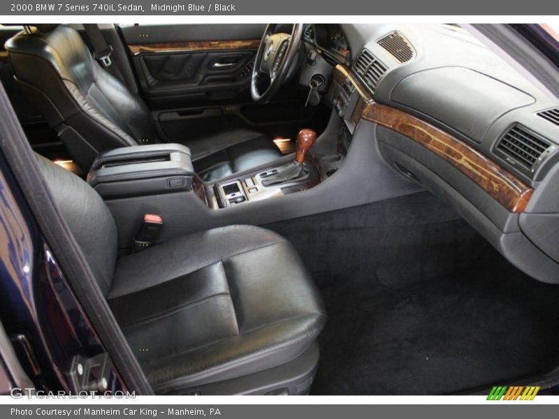 Midnight Blue / Black 2000 BMW 7 Series 740iL Sedan