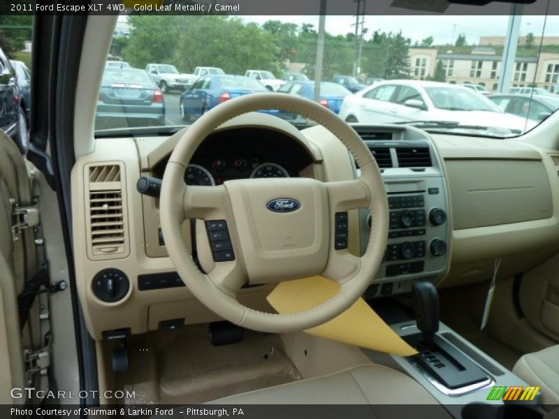 Gold Leaf Metallic / Camel 2011 Ford Escape XLT 4WD