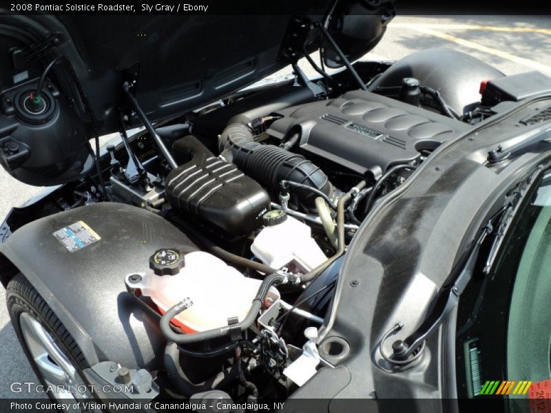 Sly Gray / Ebony 2008 Pontiac Solstice Roadster