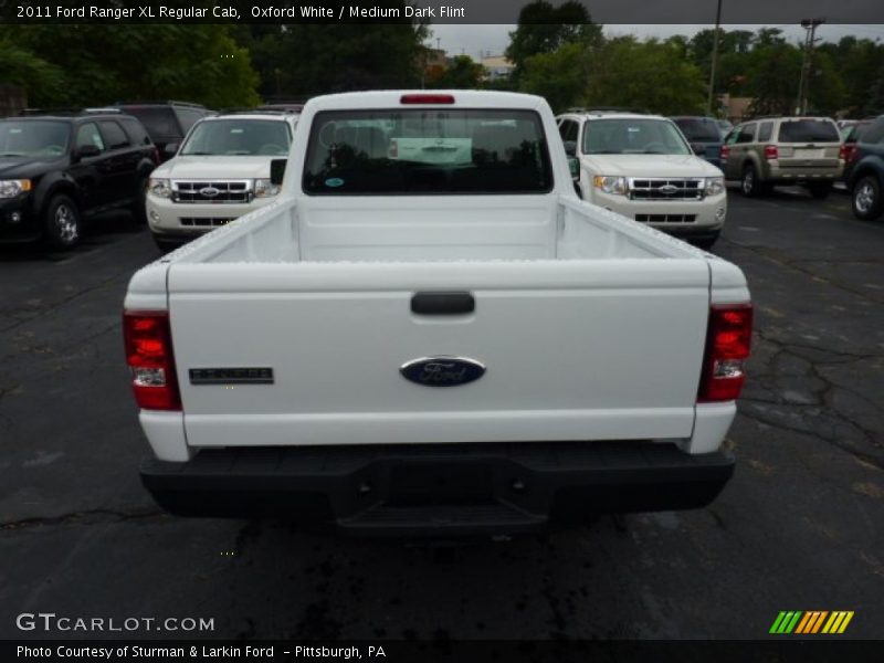 Oxford White / Medium Dark Flint 2011 Ford Ranger XL Regular Cab