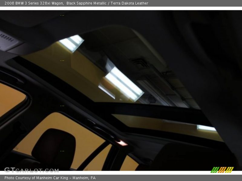 Black Sapphire Metallic / Terra Dakota Leather 2008 BMW 3 Series 328xi Wagon