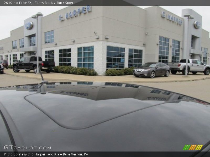 Ebony Black / Black Sport 2010 Kia Forte SX
