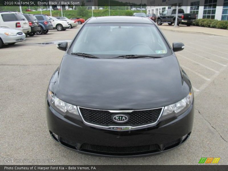 Ebony Black / Black Sport 2010 Kia Forte SX