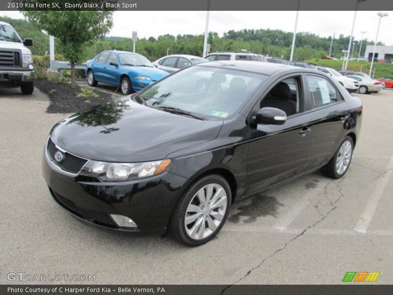 Ebony Black / Black Sport 2010 Kia Forte SX