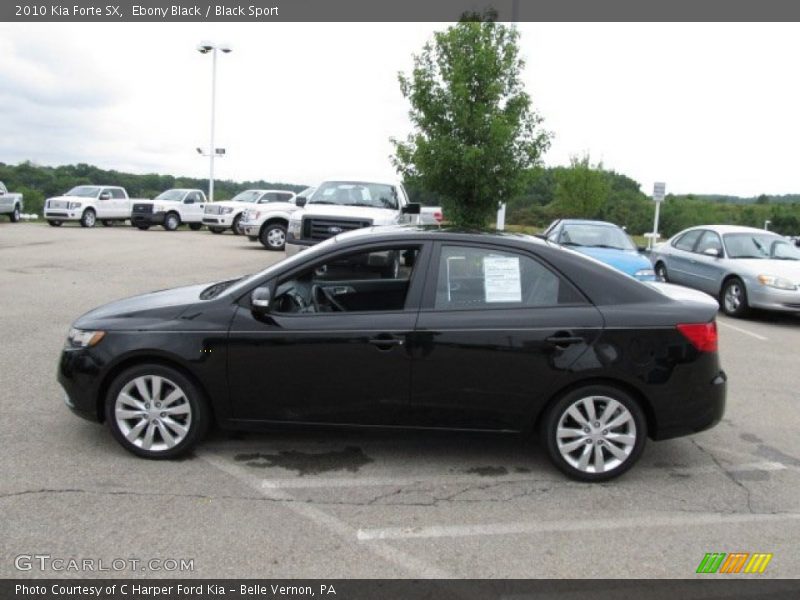 Ebony Black / Black Sport 2010 Kia Forte SX