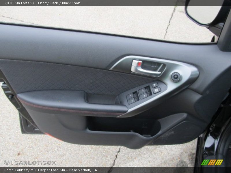 Ebony Black / Black Sport 2010 Kia Forte SX