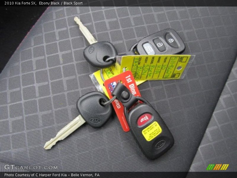 Ebony Black / Black Sport 2010 Kia Forte SX