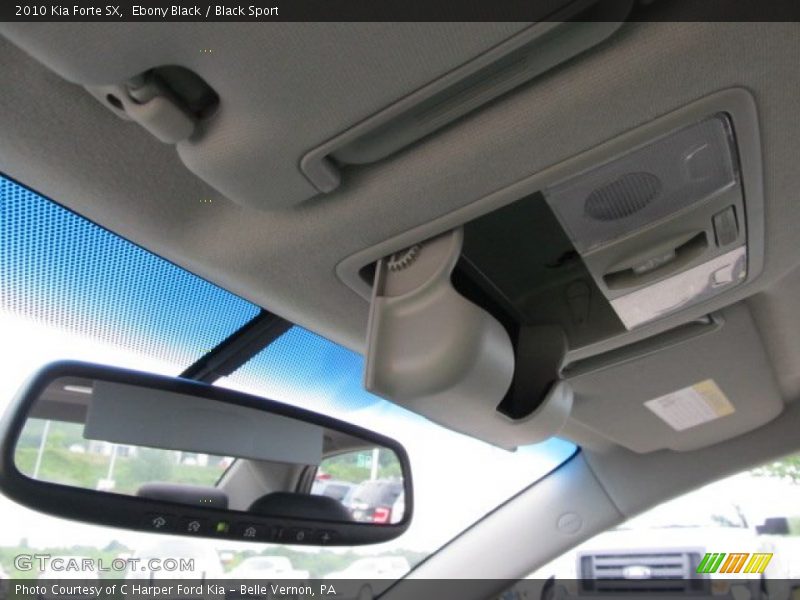 Ebony Black / Black Sport 2010 Kia Forte SX