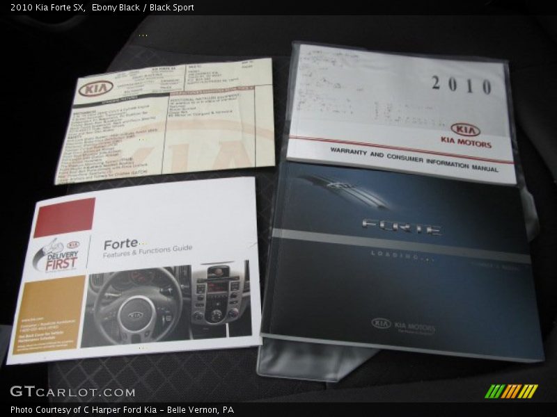 Ebony Black / Black Sport 2010 Kia Forte SX