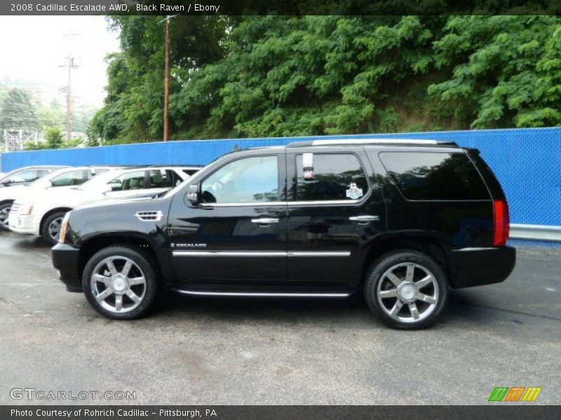 Black Raven / Ebony 2008 Cadillac Escalade AWD