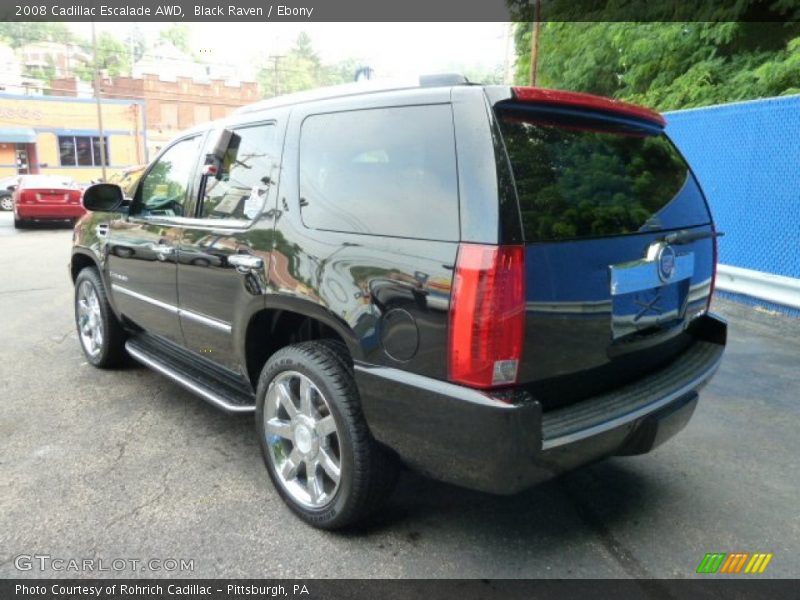 Black Raven / Ebony 2008 Cadillac Escalade AWD