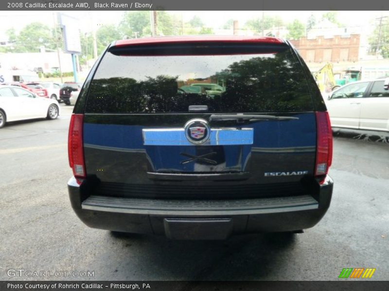 Black Raven / Ebony 2008 Cadillac Escalade AWD