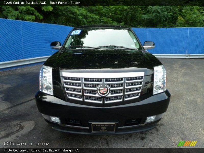 Black Raven / Ebony 2008 Cadillac Escalade AWD