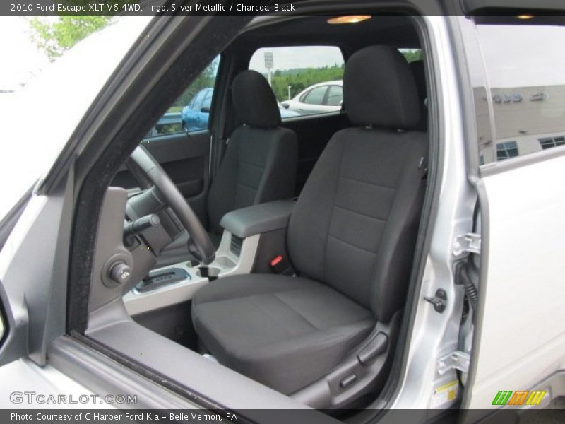 Ingot Silver Metallic / Charcoal Black 2010 Ford Escape XLT V6 4WD