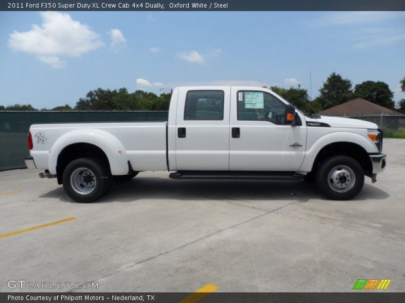 Oxford White / Steel 2011 Ford F350 Super Duty XL Crew Cab 4x4 Dually