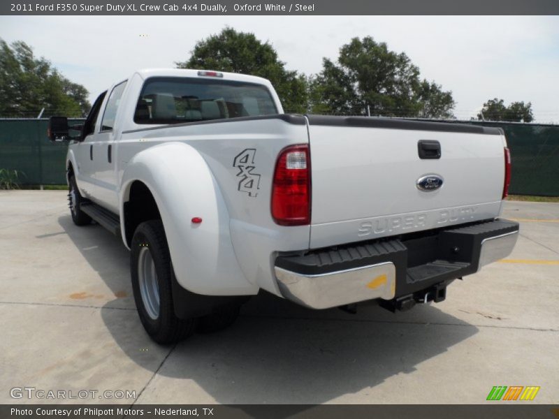Oxford White / Steel 2011 Ford F350 Super Duty XL Crew Cab 4x4 Dually
