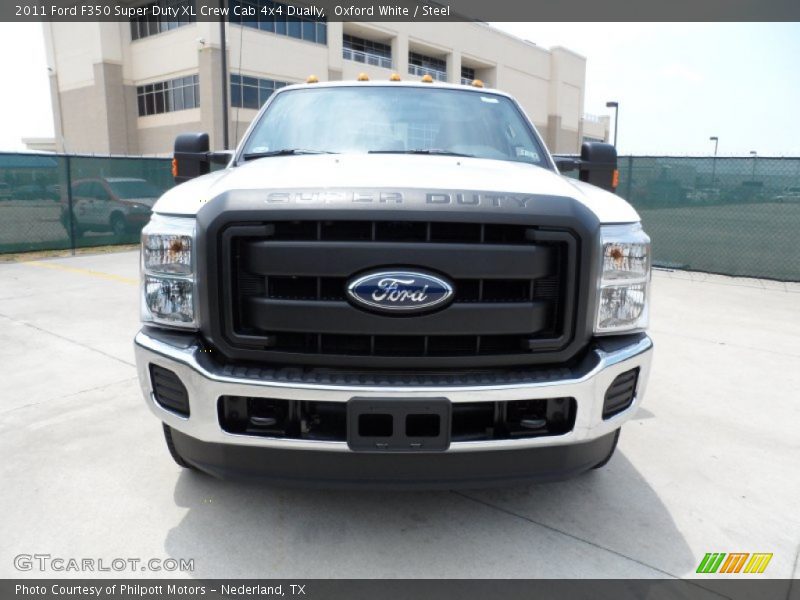 Oxford White / Steel 2011 Ford F350 Super Duty XL Crew Cab 4x4 Dually
