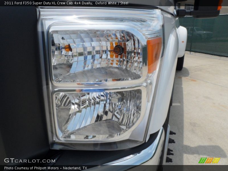 Oxford White / Steel 2011 Ford F350 Super Duty XL Crew Cab 4x4 Dually