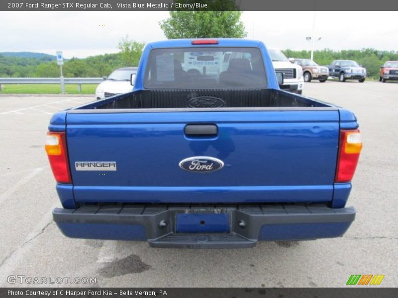 Vista Blue Metallic / Ebony/Blue 2007 Ford Ranger STX Regular Cab