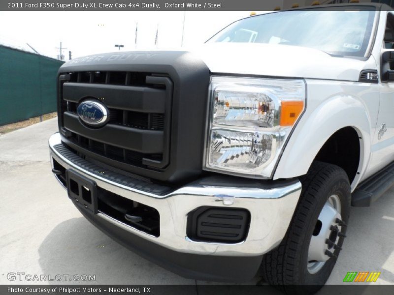 Oxford White / Steel 2011 Ford F350 Super Duty XL Crew Cab 4x4 Dually
